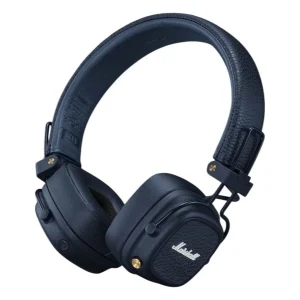 אוזניות אלחוטיות Marshall Major 5 כחול | 100+ שעות נגינה ועיצוב מתקפל