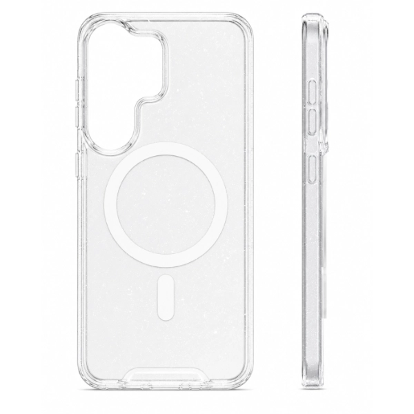 כיסוי מגן שקוף נצנצים לגלקסי S26 אולטרה תומך Magsafe וקשיח במיוחד | Toiko Chiron