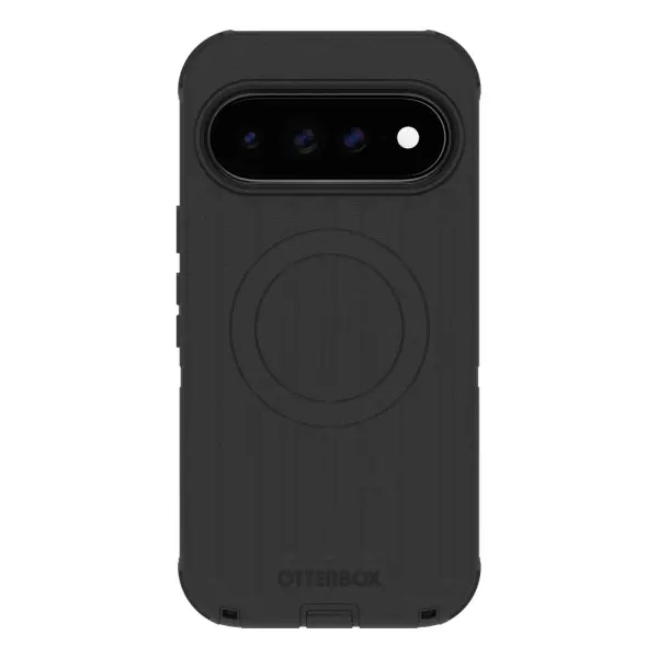 כיסוי קשיח לגוגל פיקסל 11 פרו Xl שחור Otterbox Defender Pro | תומך טעינה מגנטית עם הגנה מקיפה כולל לשקע טעינה ולכפתורים 2