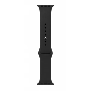 רצועת סיליקון שחורה לשעוני Apple Watch Series 1 6, Se לגדלי 38:40:41 מ״מ | Target Watch Strap