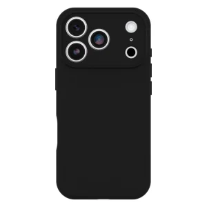 כיסוי לאייפון 18 פרו שחור דק במיוחד Otterbox Figura | תומך Magsafe עם מרקם קטיפתי והגנה בתקן צבאי