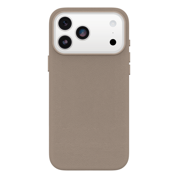 כיסוי עור קקטוס לאייפון 18 פרו מקס בז׳ Otterbox Symmetry Cactus תומך Magsafe למראה ותחושת פרימיום 2