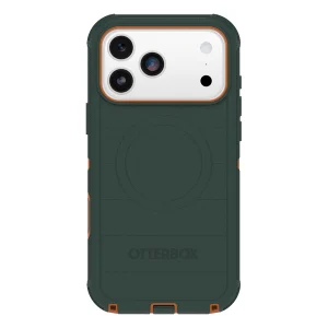 כיסוי קשיח לאייפון 18 פרו מקס Otterbox Defender Pro ירוק תומך Magsafe עם הגנה מקיפה כולל לשקע טעינה ולכפתורים 2