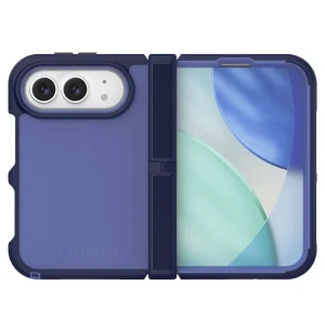מגן קשיח לאייפון המתקפל Iphone Duo שקוף:כחול Otterbox Defender Xt | תומך Magsafe עם עמידות צבאית א