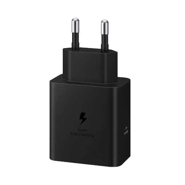 מטען קיר סמסונג מקורי Usb C שחור עם Super Fast Charging 2.0 ו Pd 3.1 מהיר במיוחד | Samsung 60w Power Adapter Ep T6010