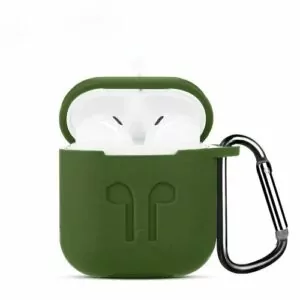 כיסוי סיליקון לאיירפודס Airpods ירוק
