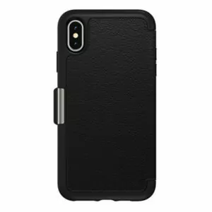 מגן כיסוי ספר OtterBox Strada שחור לאייפון XS Max הכיסוי החזק בעולם