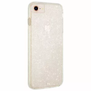 מגן כיסוי לאייפון 6/6S/7/8/SE שקוף נצנצים Case Mate