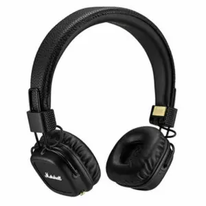 אוזניות קשת אלחוטיות Marshall Major 2 Bluetooth יוקרתיות שחור