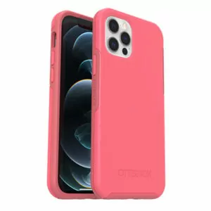מגן כיסוי OtterBox Symmetry ורוד לאייפון 12 פרו תומך MagSafe