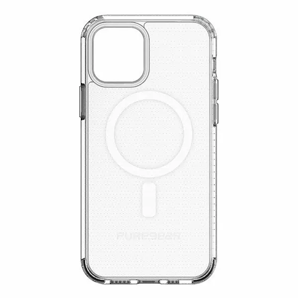 מגן כיסוי שקוף לאייפון 12 תומך MagSafe קשיח PureGear Slim Shell Pro