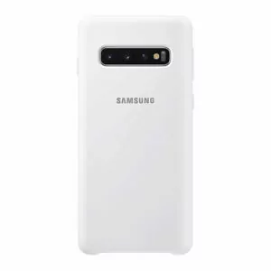 כיסוי סיליקון רך ונעים לגלקסי S10 מקורי לבן Samsung Silicone Cover