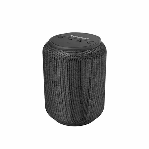 רמקול נייד Tronsmart T6 Mini שחור קומפקטי וחזק עם חיי סוללה ארוכים
