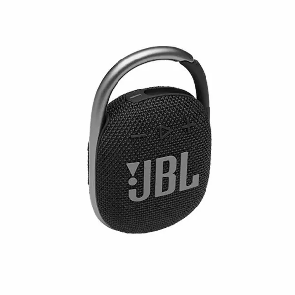 רמקול JBL Clip 4 שחור עם תופסן משודרג וסאונד חזק