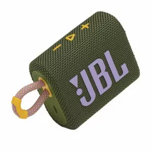 רמקול JBL GO 3 ירוק עם מבנה קומפקטי וסאונד עוצמתי יבואן רשמי