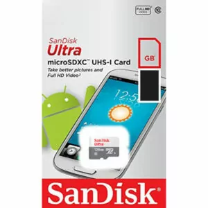 כרטיס זיכרון 128 גיגה SanDisk Ultra UHS-I Micro SD