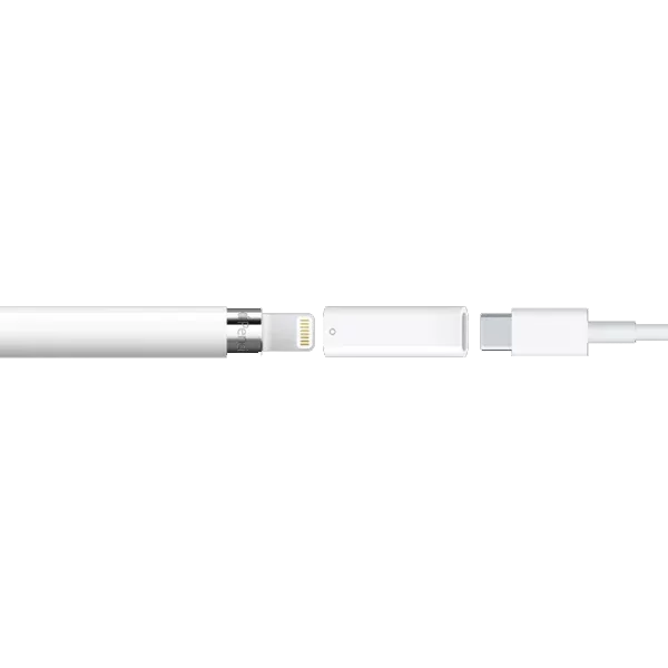 עט Apple Pencil דור ראשון צבע לבן Apple Pencil כולל מתאם USB-C 12 חודשי אחריות
