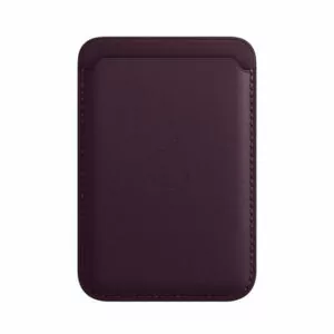ארנק לאייפון MagSafe Wallet דובדבן כהה עור מקורי