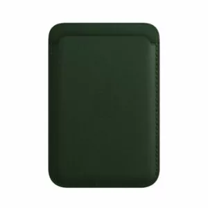 ארנק לאייפון MagSafe Wallet ירוק סקויה עור מקורי