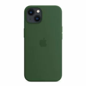 כיסוי לאייפון 13 מקורי ירוק תלתן סיליקון תומך MagSafe