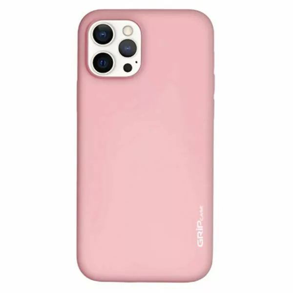 מגן לאייפון 13 פרו ורוד סיליקון עם מגנט מובנה Grip Case