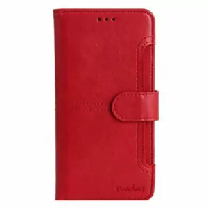 כיסוי ארנק לאייפון 13 אדום מגנטי מתפרק Pouchino IDEAL Magnetic