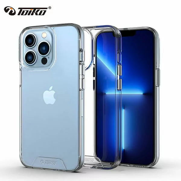מגן לאייפון 13 פרו שקוף קשיח Toiko Chiron