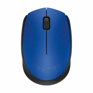 עכבר אלחוטי למחשב Logitech M171 עם מבנה קומפקטי כחול