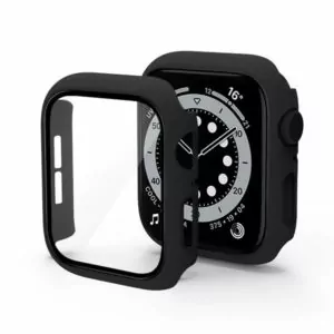 כיסוי ל-Apple Watch שחור שחור 45 מ"מ אלגנטי