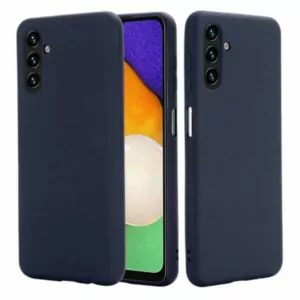כיסוי לגלקסי A13 סיליקון כחול כהה עם מגע קטיפה