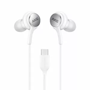אוזניות טייפ סי סמסונג נארז בארץ לבן AKG Earphones