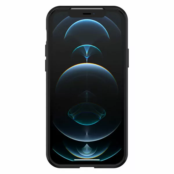 כיסוי לאייפון 12 פרו שקוף שחור Otterbox React דק ועמיד במיוחד