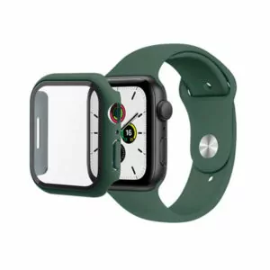 רצועה לשעון אפל 45 מ"מ 7 סיליקון עם מגן מסך ירוק Skech Strap