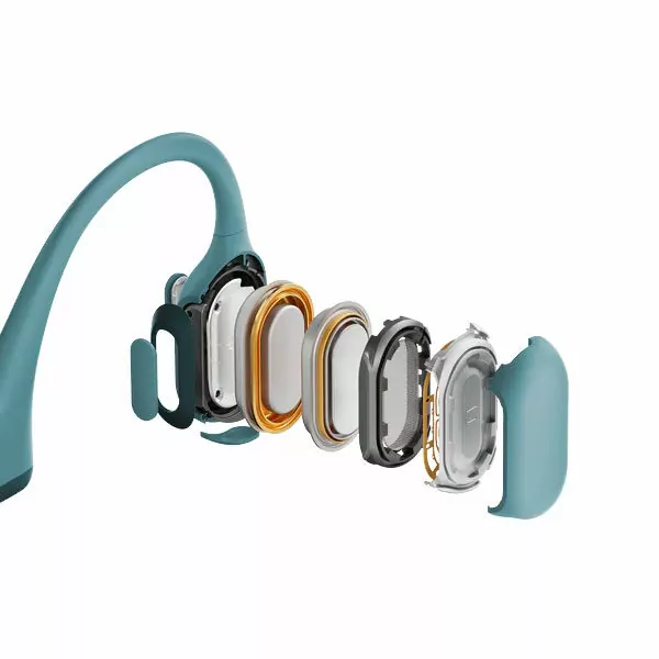 אוזניות עצם Shokz OpenRun Pro כחול אלחוטיות עמידות במים בז'