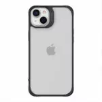 כיסוי לאייפון 14 שקוף שחור דק וחזק Toiko AtomX