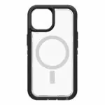 כיסוי חזק לאייפון 14 שקוף שחור OtterBox Defender XT תומך MagSafe