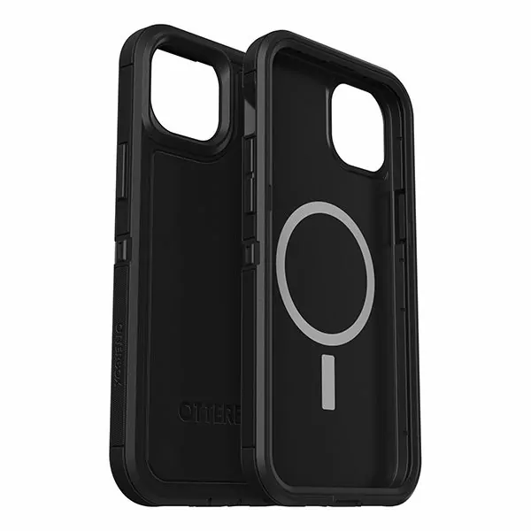 כיסוי לאייפון 14 פלוס חזק שחור OtterBox Defender XT תומך MagSafe