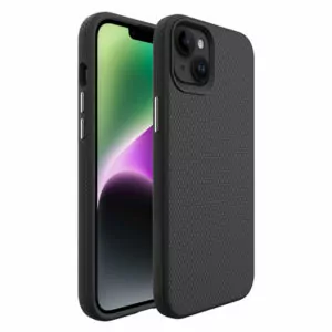 מגן לאייפון 14 שחור שתי שכבות קשיח Grip Flex IX
