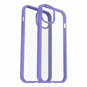 כיסוי לאייפון 14 פלוס שקוף סגול Otterbox React דק ועמיד במיוחד