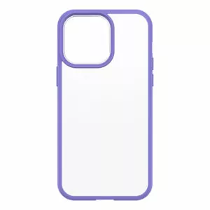 כיסוי לאייפון 14 פרו מקס שקוף סגול Otterbox React דק ועמיד במיוחד