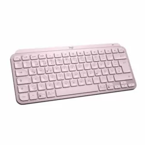 מקלדת Logitech MX Keys Mini אלחוטית קומפקטית ורוד