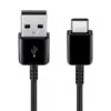 כבל סמסונג USB-A ל-USB-C מקורי באורך 1 מטר לטעינה מהירה Samsung שחור