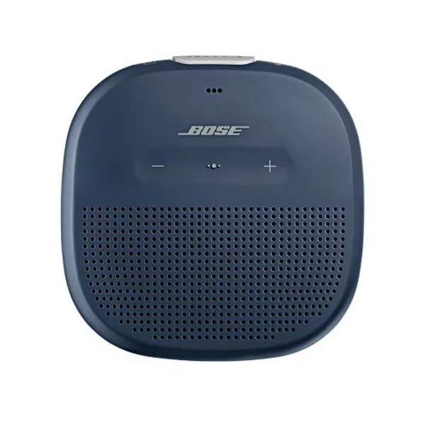 רמקול נייד SoundLink Micro כחול כהה Bose עם קליפס אחיזה
