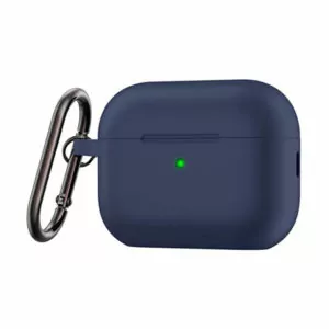 כיסוי לאיירפודס פרו 2 סיליקון כחול כהה עם תופסן