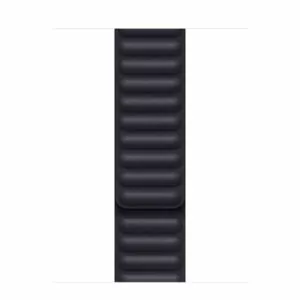 רצועת עור לשעון אפל 41 מ"מ מקורית דיו כהה Apple Watch Leather Link S/M