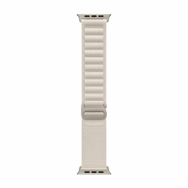 רצועה לאפל ווטש 49 מ”מ מקורית לבן כוכב Apple Watch Alpine Loop - Large