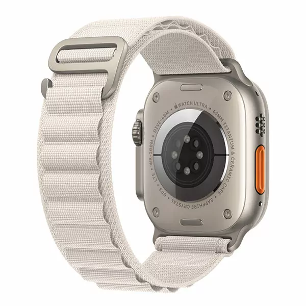 רצועה לאפל ווטש 49 מ”מ מקורית לבן כוכב Apple Watch Alpine Loop - Large