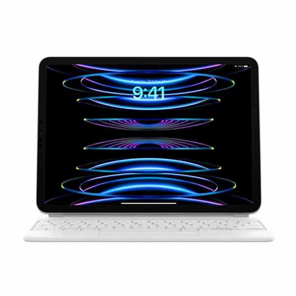 מקלדת אלחוטית Apple Magic Keyboard for iPad Pro לבן עברית מקורי אפל