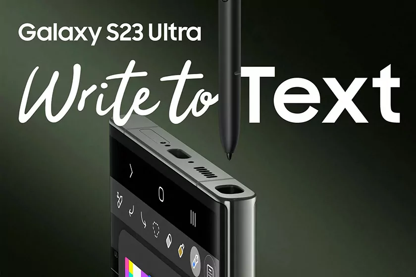 Samsung Galaxy S23 Ultra Write-to-Text