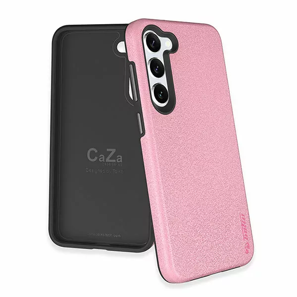 כיסוי לגלקסי S23 פלוס חזק ורוד ועמיד Toiko CaZa